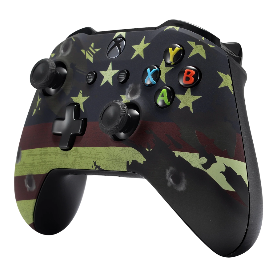clever xbox one s us flag controller 02