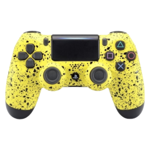 clever ps4 yellow paint controller 01