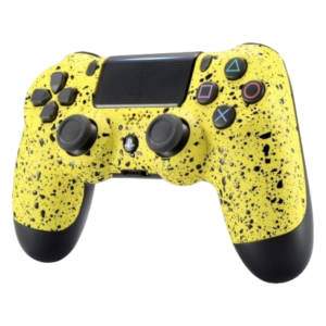clever ps4 yellow paint controller 02