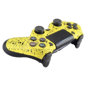 clever ps4 yellow paint controller 03