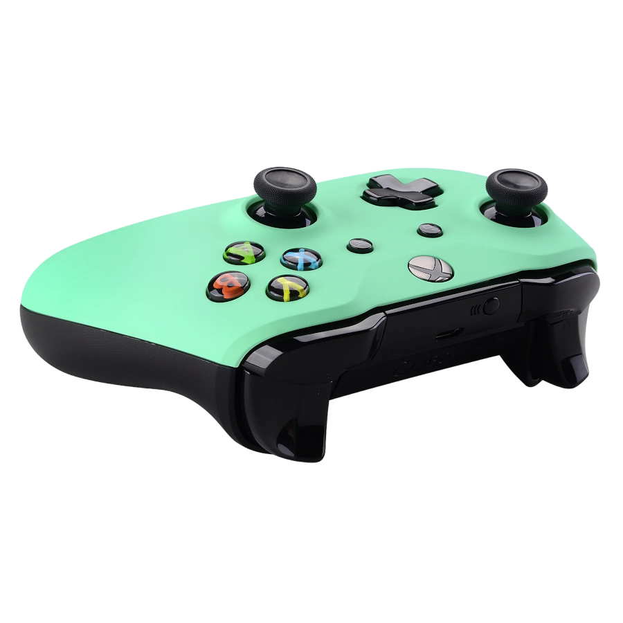 clever xbox one s mint green controller 03