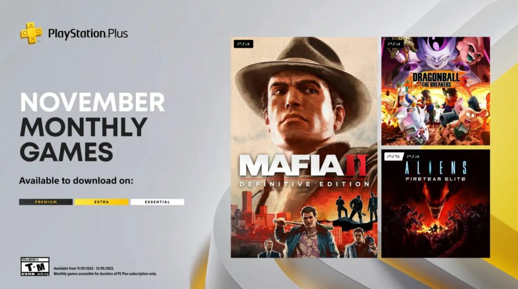 Free monthly PS plus games 2023