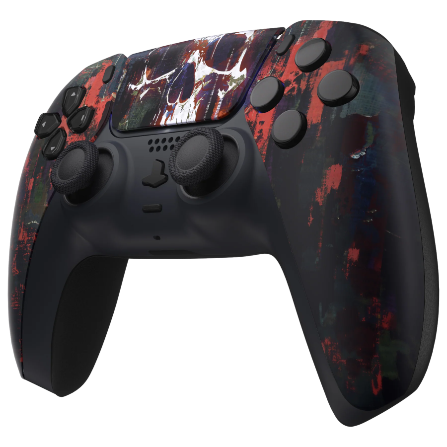 Clever PS5 Red Skull Controller